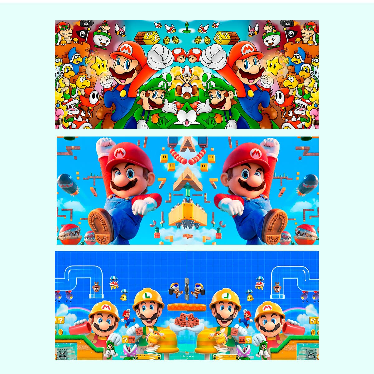 Pack Plantilla Diseño para Taza 11 oz Mario Bros – PNG 300 DPI