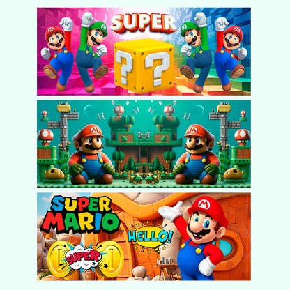 Pack Plantilla Diseño para Taza 11 oz Mario Bros – PNG 300 DPI