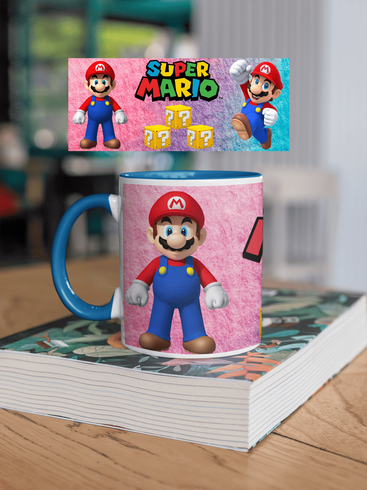 Pack Plantilla Diseño para Taza 11 oz Mario Bros – PNG 300 DPI