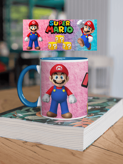 Pack Plantilla Diseño para Taza 11 oz Mario Bros – PNG 300 DPI