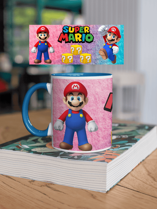 Pack Plantilla Diseño para Taza 11 oz Mario Bros – PNG 300 DPI