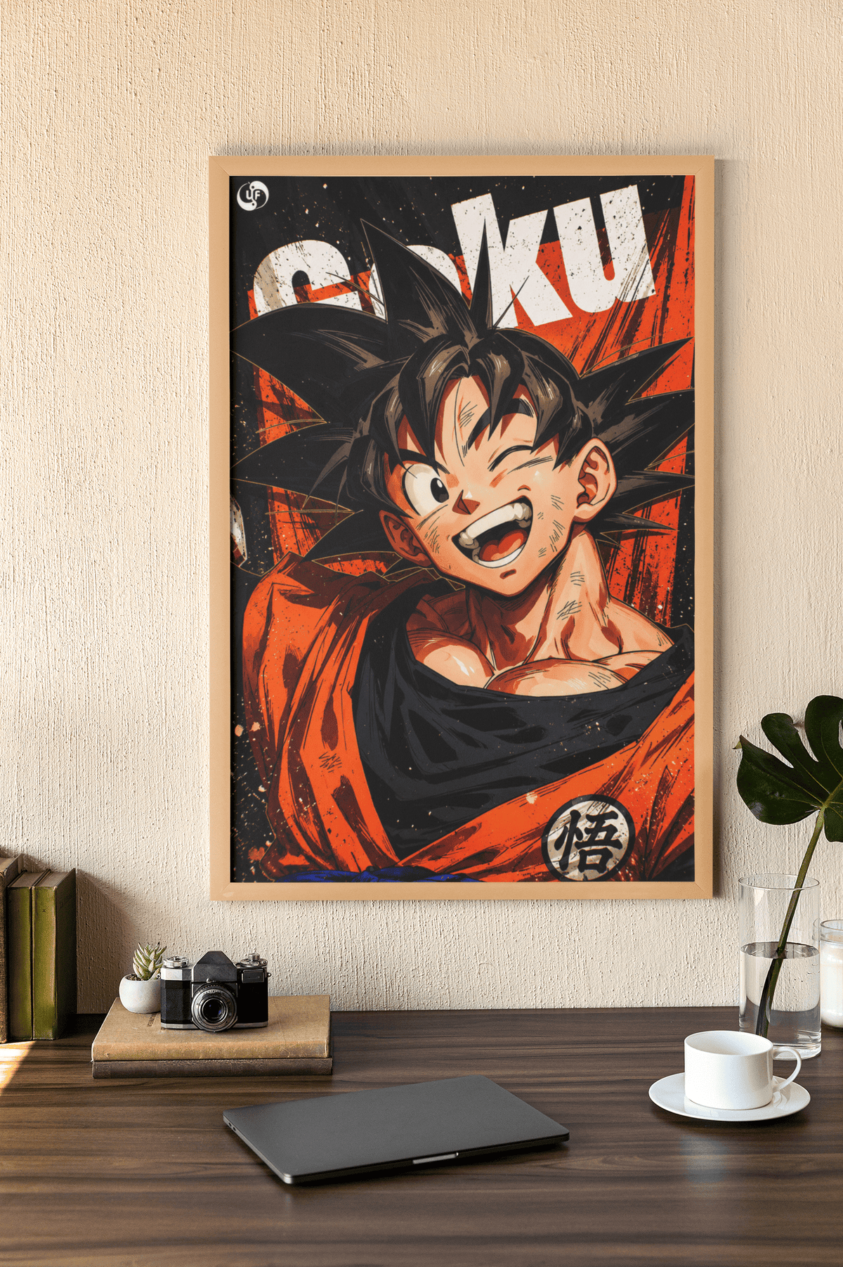 Pack Dragon Ball Z para Cuadros 40x60 cm | PNG + PSD | Goku, Vegeta y Super Saiyan