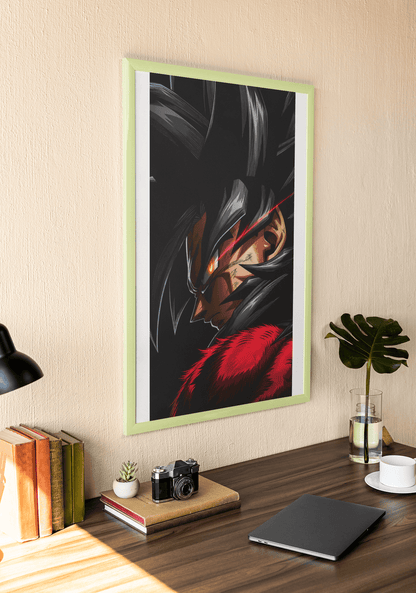 Pack Dragon Ball Z para Cuadros 40x60 cm | PNG + PSD | Goku, Vegeta y Super Saiyan