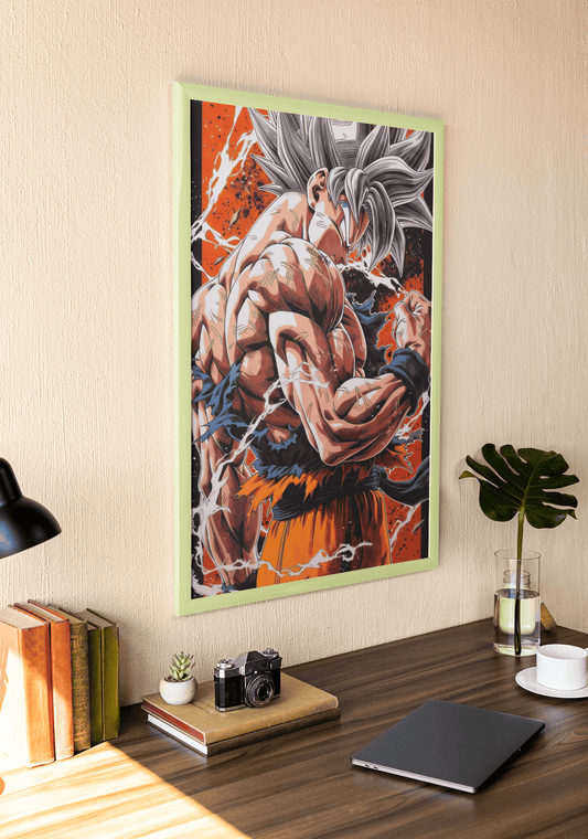 Pack Dragon Ball Z para Cuadros 40x60 cm | PNG + PSD | Goku, Vegeta y Super Saiyan